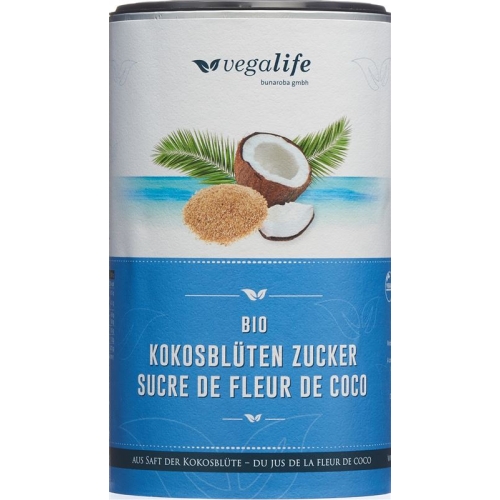 Vegalife Kokosblüten Zucker Dose 450g buy online