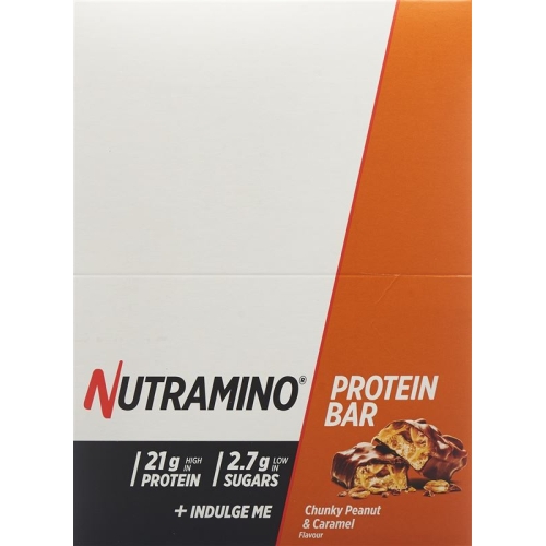 Nutramino Proteinbar Peanut & Caramel 12x 60g buy online