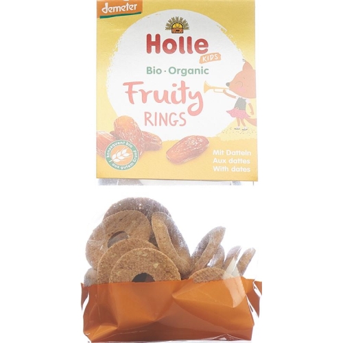 Holle Fruity Rings with dates 125g buy online