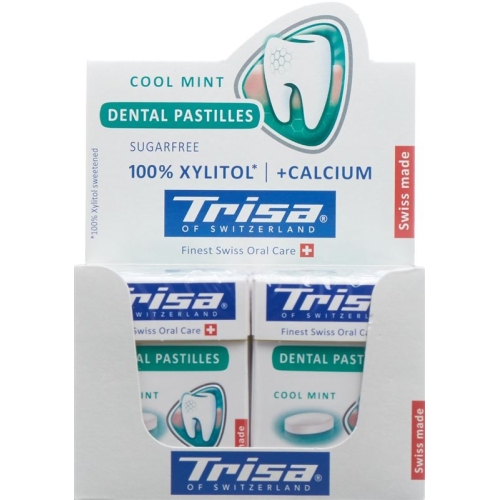 Trisa Dental Pastille Display Fresh Mint 12 Stück buy online