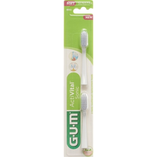 Gum Activital Sonic Ersatzbürsten 2 Stück buy online