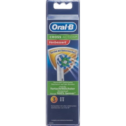 Oral-b Aufsteckbürsten Crossact Bakteriensch 3 Stück buy online