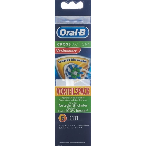 Oral-b Aufsteckbürsten Crossact Bakteriensch 5 Stück buy online