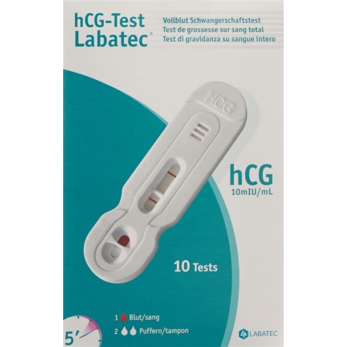 hCG test Labatec blood test pregnancy Professional Kit 10 pcs buy online