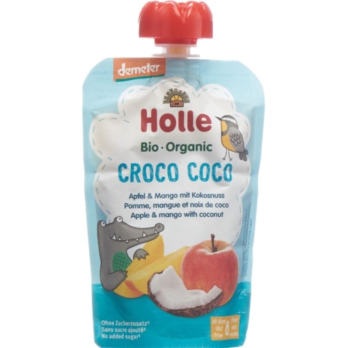 Holle Croco Coco - Pouchy apple mango coconut 100g buy online