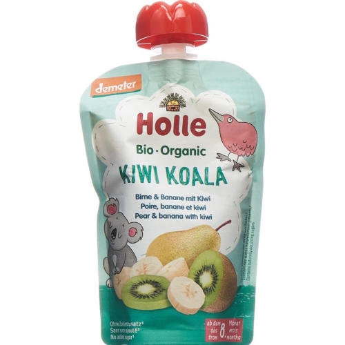 Holle Kiwi Koala - Pouchy pear & banana with kiwi 100g buy online