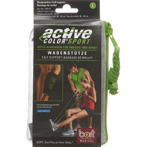 Bort Activecolor Sport Wadenstütze L Schwarz buy online