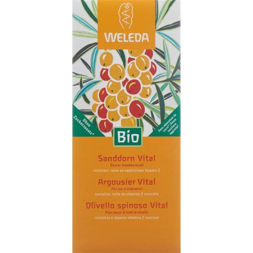 Weleda Sanddorn Vital Saft Flasche 250ml buy online