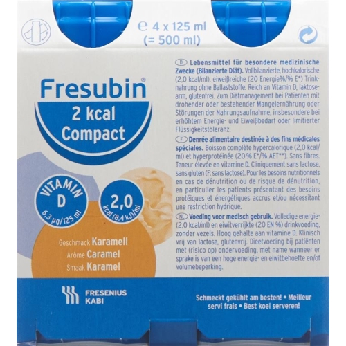 Fresubin 2 Kcal Compact Karamell Neu 4 Flasche 125ml buy online