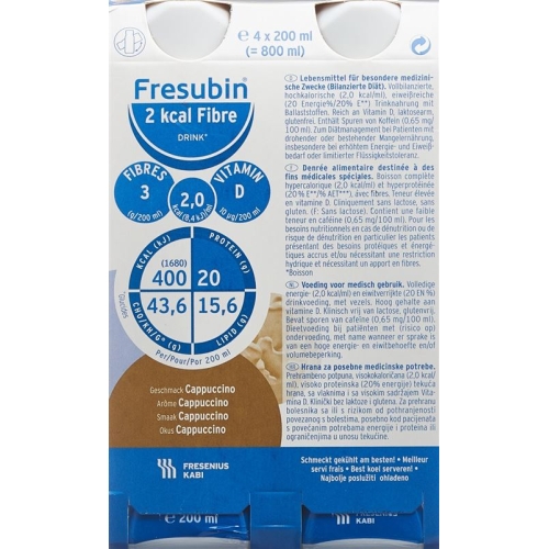 Fresubin 2 Kcal Fibre Drink Cap N 4 Flasche 200ml buy online