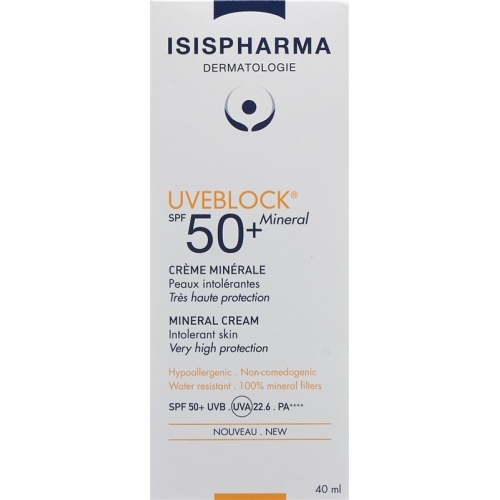 Isis Pharma Uveblock Mineral SPF 50+ Tube 40ml buy online