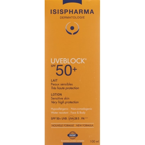 Isis Pharma Uveblock Lait SPF 50+ Tube 100ml buy online