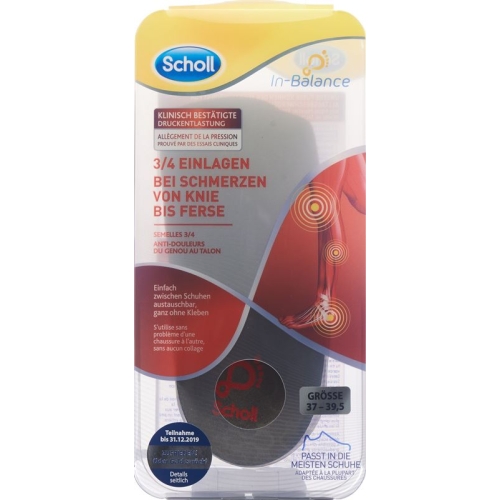 Scholl In-Balance Insoles 37-39.5 2 pieces buy online