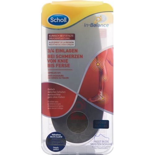 Scholl In-Balance Insoles 42.5-45 2 pieces buy online