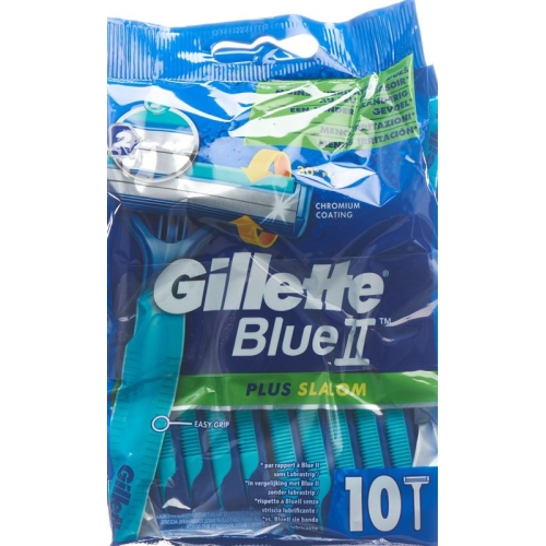 Gillette Blue II Plus disposable razor Slalom 2x 10 pieces buy online