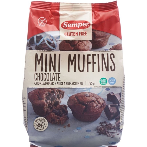 Semper Mini Muffins Schokolade Beutel 185g buy online