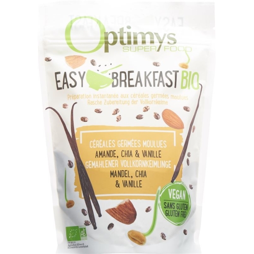 Optimys Easy Breakfast Mandel Chia Vanil Bio 350g buy online