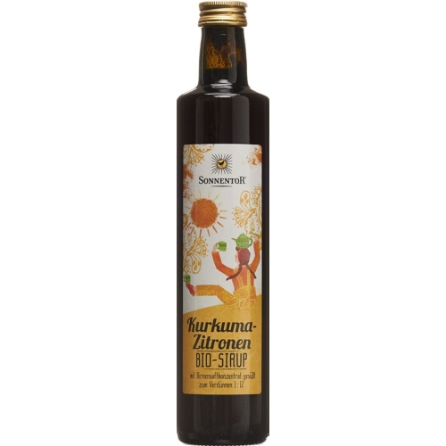 Sonnentor Kurkuma-Zitronen Sirup Flasche 500ml buy online