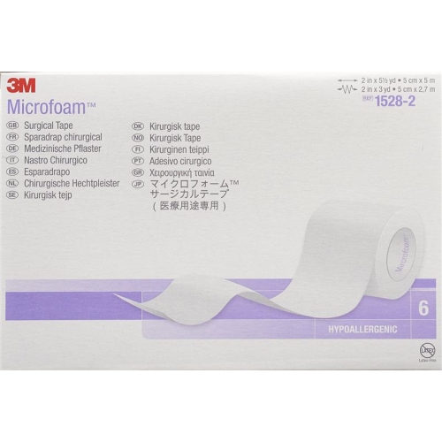 3M Microfoam Schaumstoffpflaster 50mmx5m 6 Stück buy online