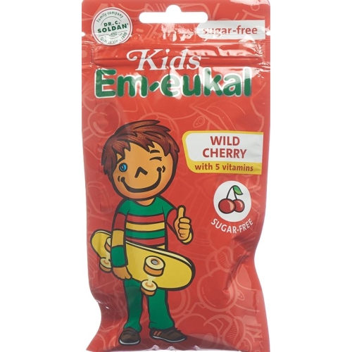 Soldan Em-Eukal Kids Wildkirsche Zuckerfrei 75g buy online