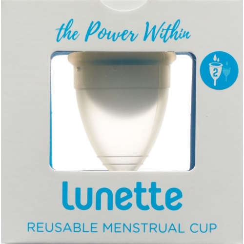 Lunette Menstruationstasse Grösse 2 Klar (neu) buy online