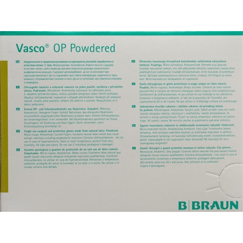 Vasco Op Powdered Grösse 7.5 50 Paar buy online