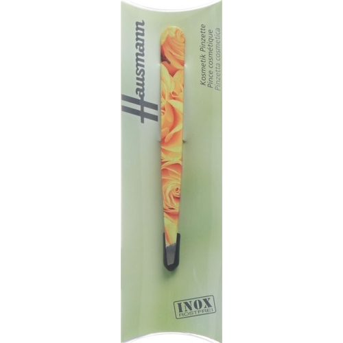 Hausmann Tweezers Slanted Roses Yellow Design Roses buy online