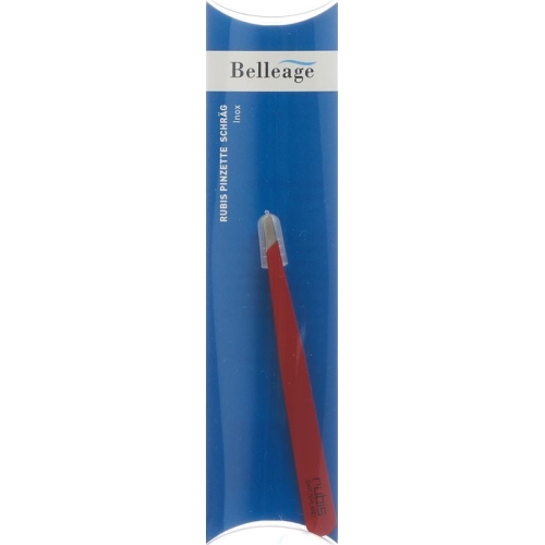 Belleage Rubis tweezers inclined inox buy online