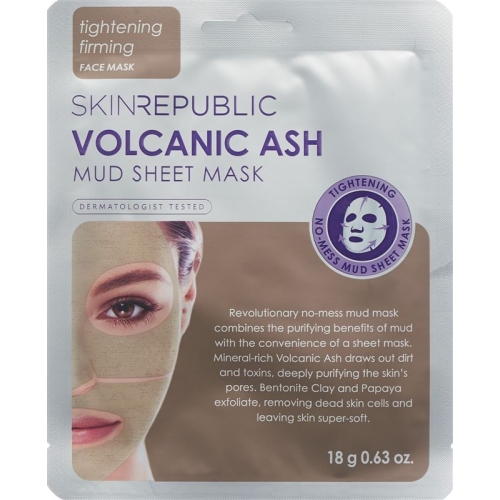 Skin Republic Volcanic Ash Mud Sheet Face Mask buy online