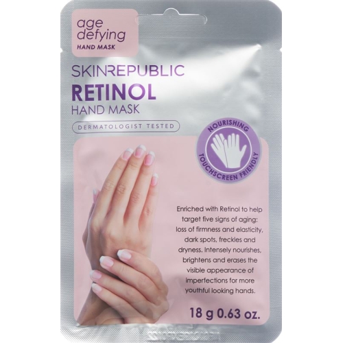 Skin Republic Age-Defying Retinol Hand Mask Beutel buy online