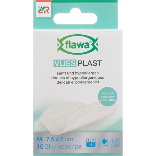 Flawa nonwoven Plast M 7.5x5cm 10 pcs buy online