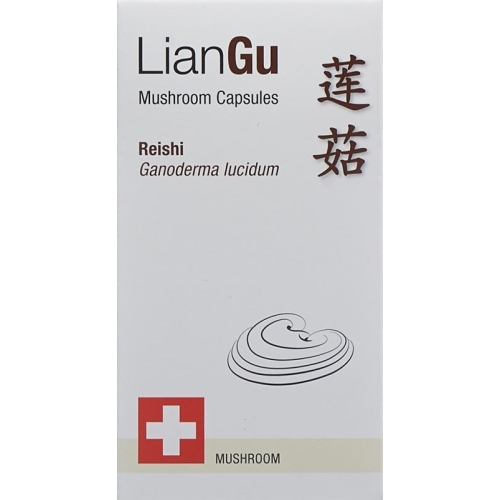 LianGu Reishi Mushrooms capsules tin 60 pieces buy online