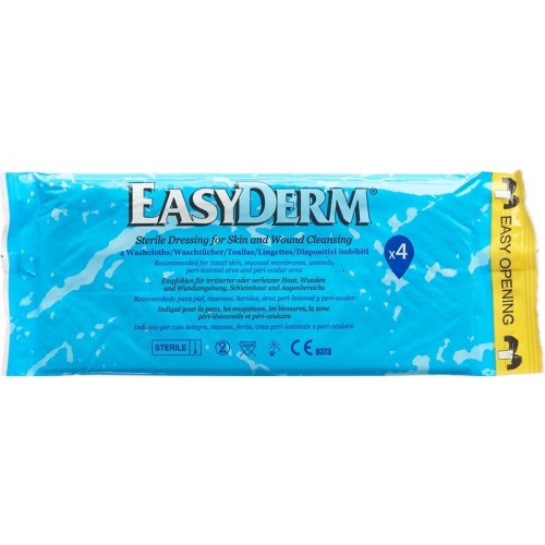 Easyderm Vorbefeuchtetes Waschtuch Steril 4 Stück buy online