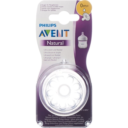 Avent Philips Natural Sauger 1 0m 2 Stück buy online