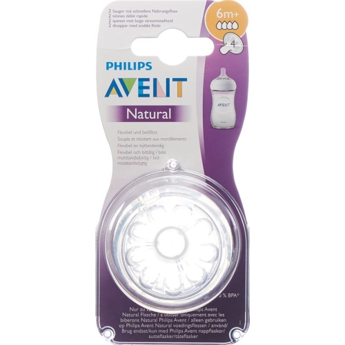 Avent Philips Natural suction Months 2 4 6 pcs buy online