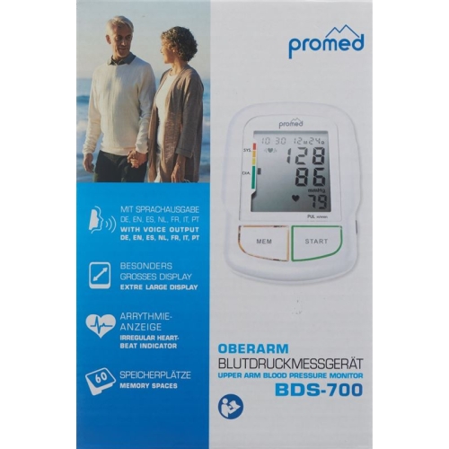 Promed upper arm blood pressure monitor M Sprachfun Bds-700 buy online