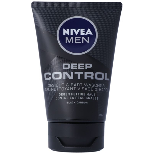 Nivea Men Deep Control Waschgel Gesicht&ba 100ml buy online