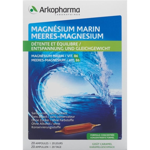 Arkopharma Meeres-Magnesium 20 Trinkampullen 10ml buy online