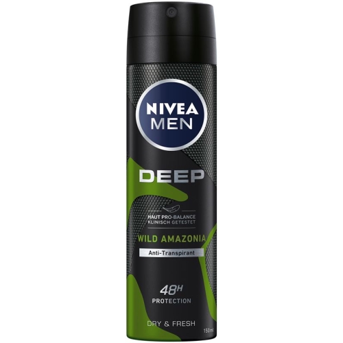 Nivea Male Deo Deep Aeros Wild Amazonia 150ml buy online