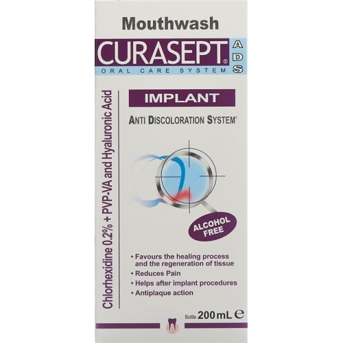 Curasept Ads Implant Mouthwash Flasche 200ml buy online