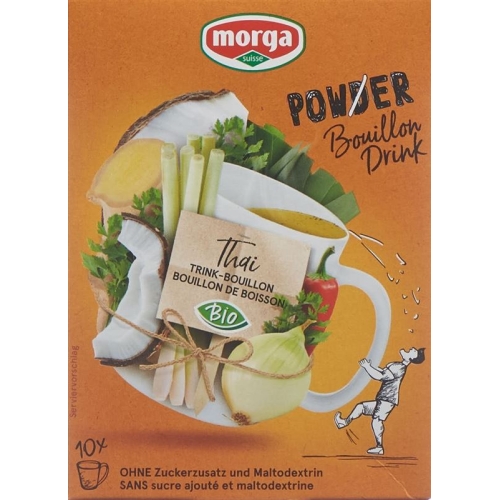 Morga Powerpowder Bouillondri Thai Bio 10 Beutel 4g buy online