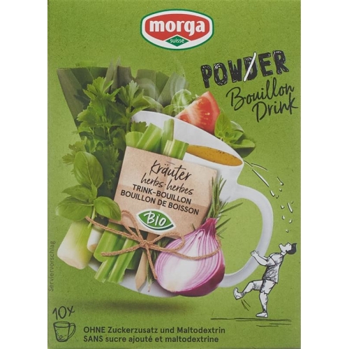 Morga Powerpowder Bouillondri Kraeu Bio 10 Beutel 4g buy online