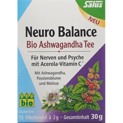 Salus Neuro Balance Ashwagandha Tea Organic bags 15 pieces buy online