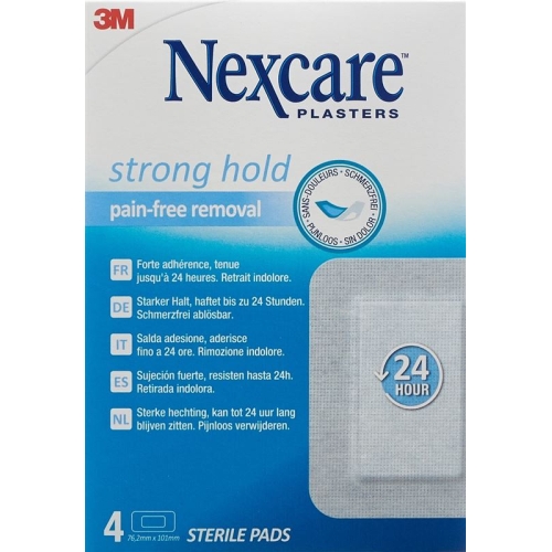 3M Nexcare Strong Hold Pads 76,2x101mm 4 Stück buy online