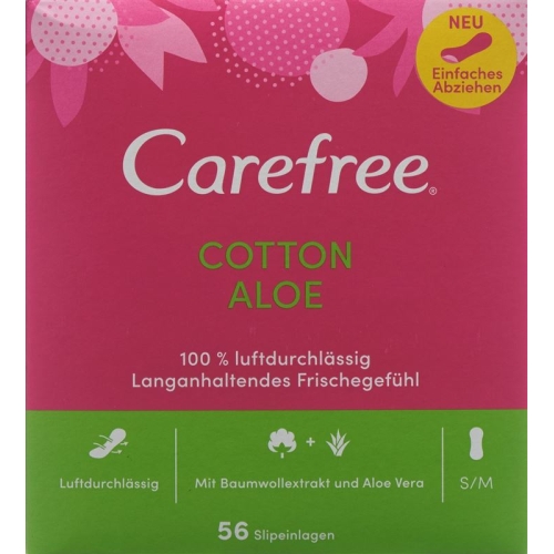 Carefree Cotton Aloe 56 pieces buy online