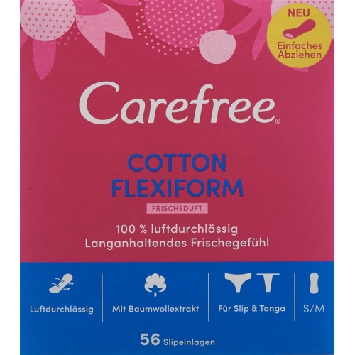 Carefree Cotton Flexiform Fresh 56 pieces buy online