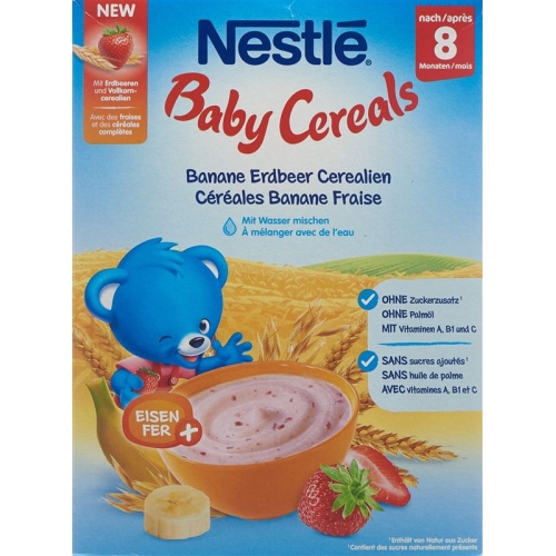 Nestle Baby Cereals Banane Erdbeer 8m 250g buy online