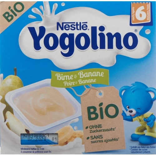 Nestle Yogolino Bio Birne Banane 4x 90g buy online