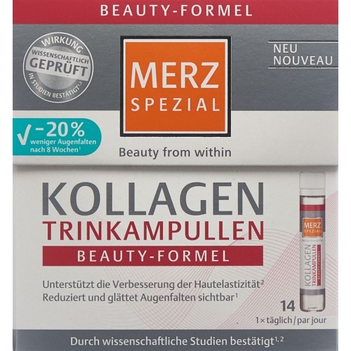 Merz Spezial Kollagen Trinkampullen 14x 25ml buy online