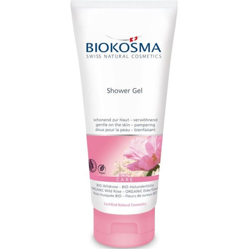 Biokosma Shower Gel Bio-Wildrose Holunderbl 200ml buy online